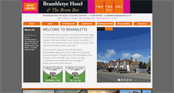 Desktop Screenshot of brambletyehotel.co.uk