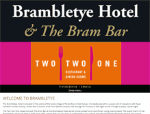 Tablet Screenshot of brambletyehotel.co.uk